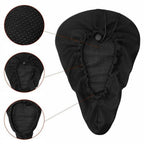 Bicycle Seat Cushion | Breathable Extra Comfort | Shock-Absorbent Silicone & Anti-Slip