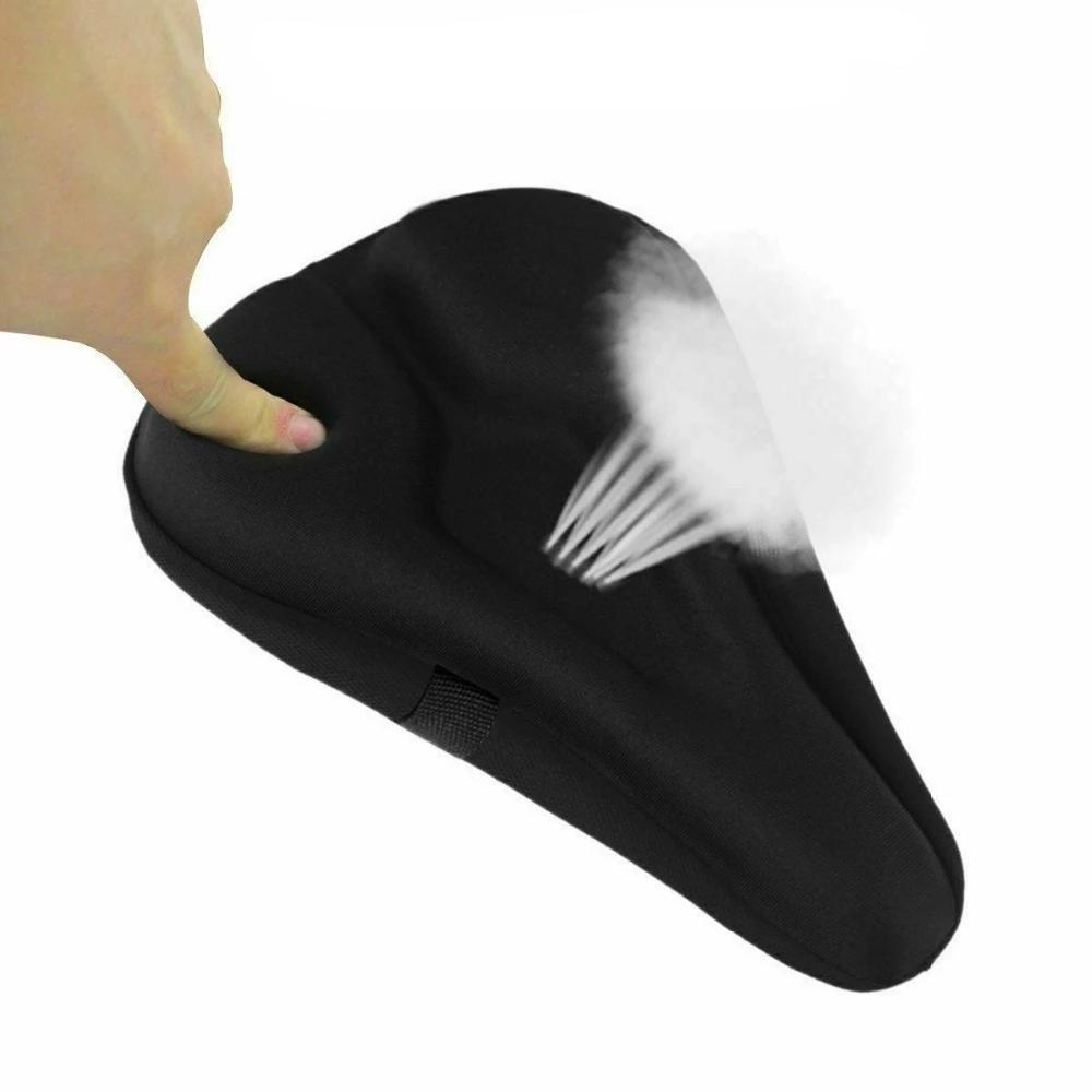 Bicycle Seat Cushion | Breathable Extra Comfort | Shock-Absorbent Silicone & Anti-Slip