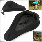 Bicycle Seat Cushion | Breathable Extra Comfort | Shock-Absorbent Silicone & Anti-Slip