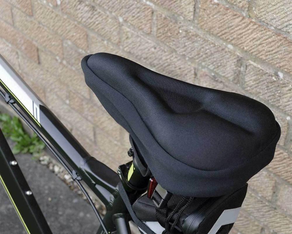 Bicycle Seat Cushion | Breathable Extra Comfort | Shock-Absorbent Silicone & Anti-Slip