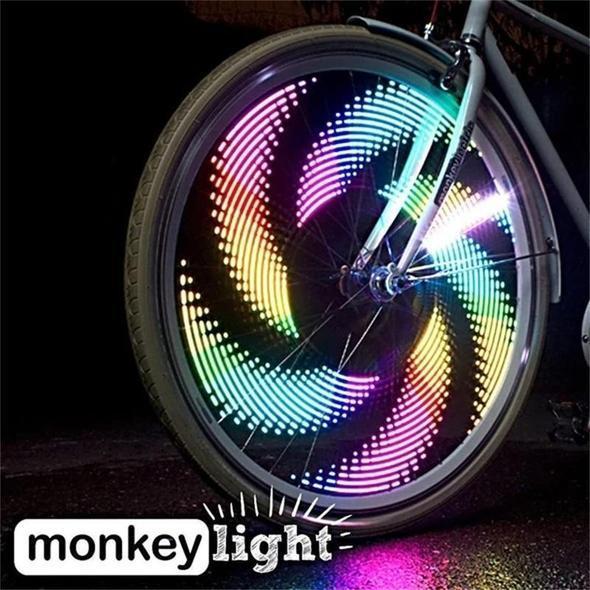 Bicycle Spoke Light | Speed-Activated Color-Changing Patterns | 32 LEDs & Increased Visibility