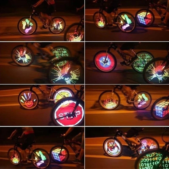 Bicycle Spoke Light | Speed-Activated Color-Changing Patterns | 32 LEDs & Increased Visibility