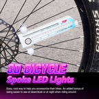 Bicycle Spoke Light | Speed-Activated Color-Changing Patterns | 32 LEDs & Increased Visibility