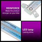Bike Spoke LED Wheel Light | 32 Patterns RGB Display | Clip-On Battery Powered | High Visibility