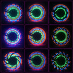 Bike Spoke LED Wheel Light | 32 Patterns RGB Display | Clip-On Battery Powered | High Visibility