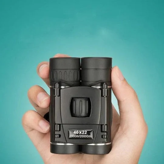 Binoculars | 40x Magnification | HD Coated Lenses | Compact Foldable