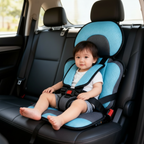 Booster Seat for Kids | Portable & Foldable | Five-Point Harness & Padded Cushion