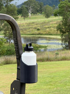 Bottle Holder | Magnetic Mount | Open-Top Fit & Hardware Included | Garage, Gym & Workshop