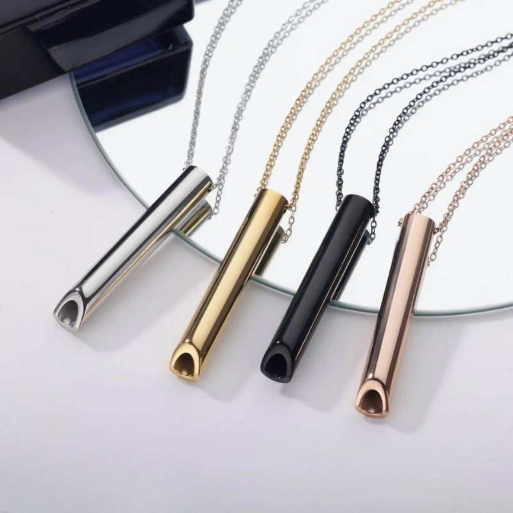 Breathing Necklace for Smokers | Mimics Smoking Motion | Nicotine-Free | Stress Relief