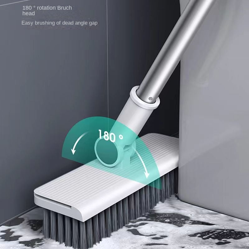 Broom & Dustpan Set | Integrated Comb & Ergonomic Handle | Stainless Steel Handle | Space-Saving