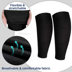 Calf Compression Socks | Soft Elastic Fabric | Circulation Support
