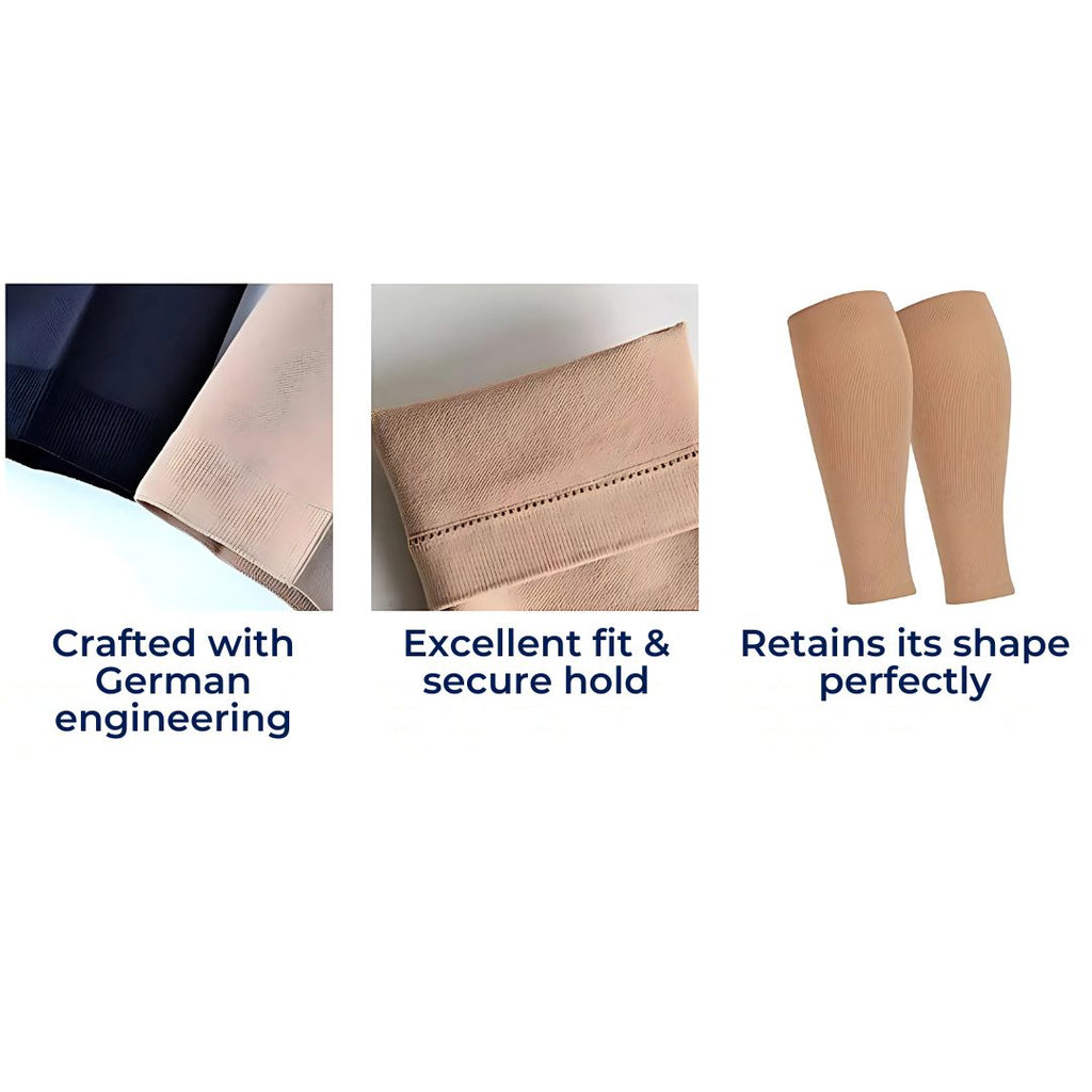 Calf Compression Socks | Soft Elastic Fabric | Circulation Support