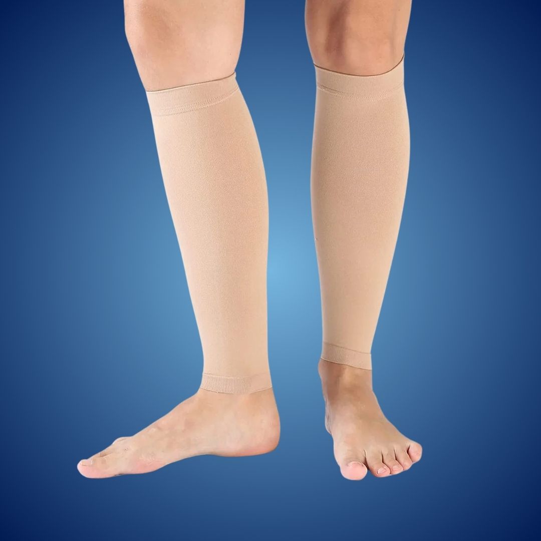 Calf Compression Socks | Soft Elastic Fabric | Circulation Support