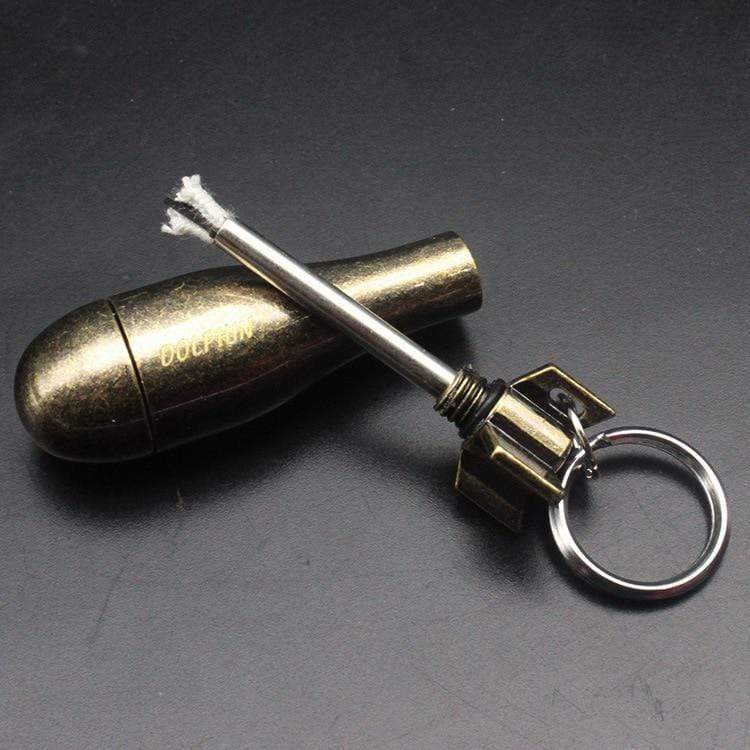 Camping Fire Starter Lighter | Waterproof Design | Flint & Refillable Wick | Up to 10,000 Ignitions