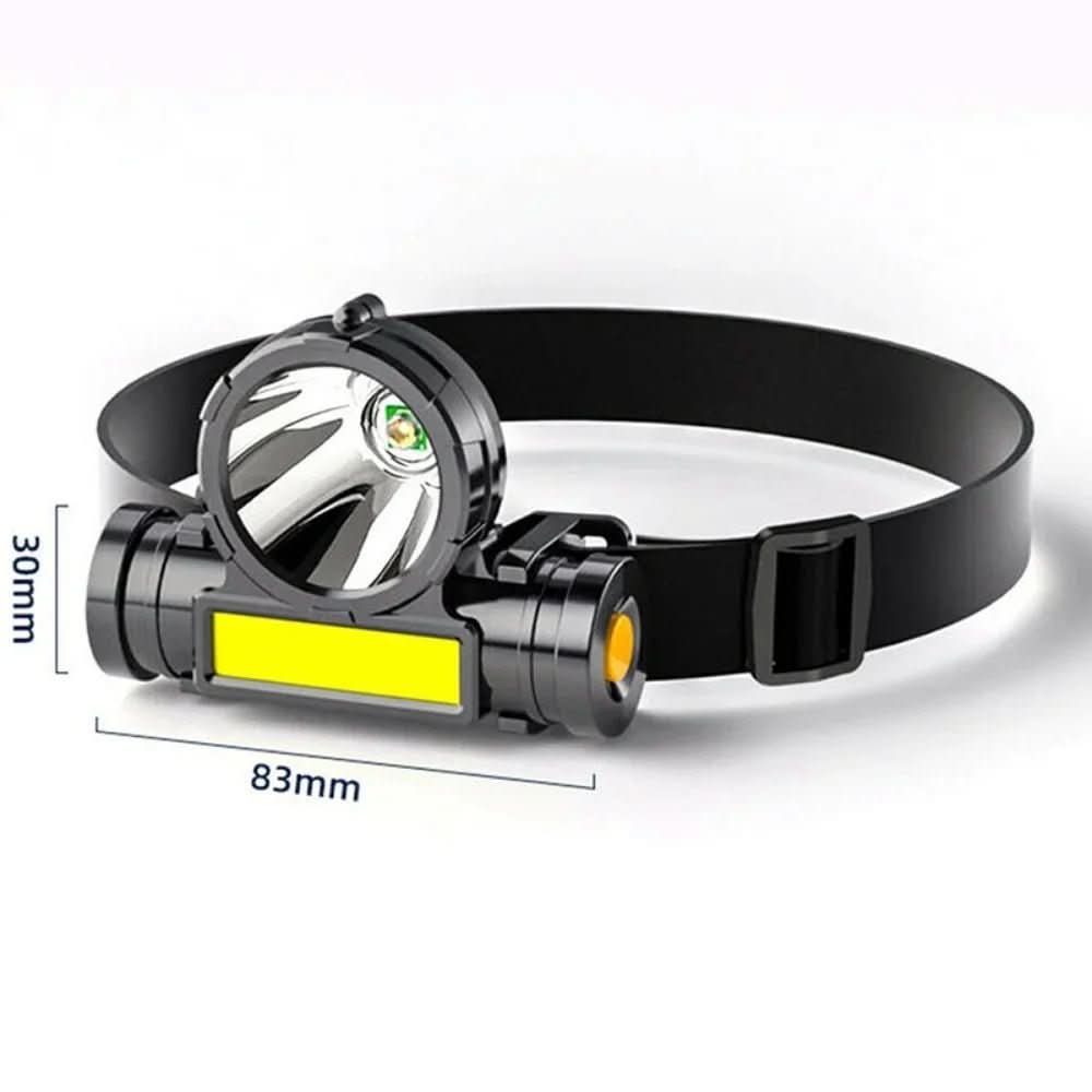 Camping Headlamp | Rechargeable LED Bright Beam | Lightweight & Compact | Durable Design