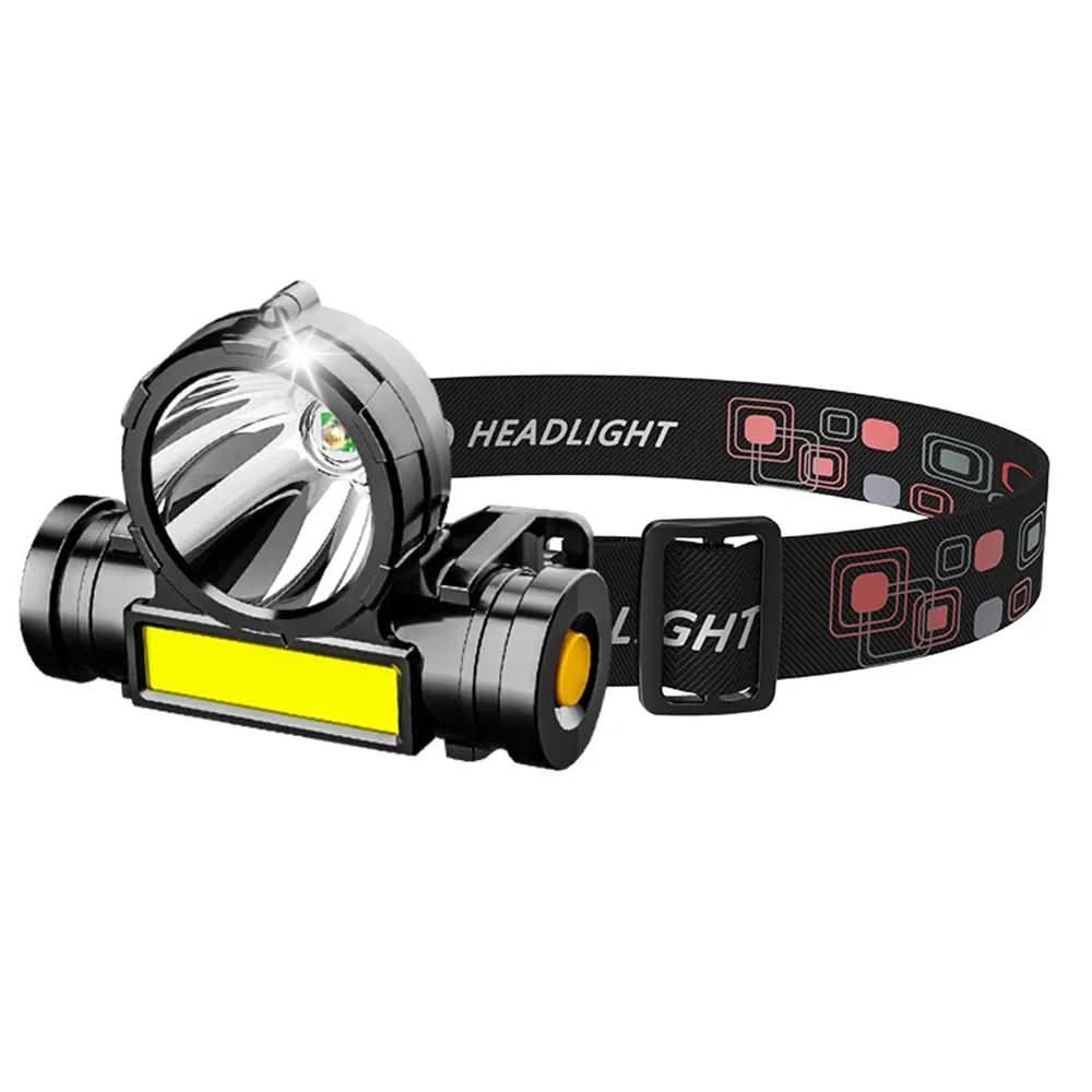 Camping Headlamp | Rechargeable LED Bright Beam | Lightweight & Compact | Durable Design