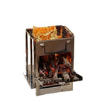 Camping Wood Stove | Foldable Stainless Steel | Includes Carry Bag | Efficient Burning