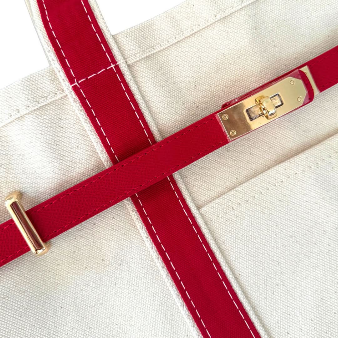 Canvas Tote Bag | Reinforced Steel Accents | Spacious Interior & Inner Pocket