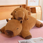 Capybara Plush Toy | Giant Snuggle Buddy | Soft Plush & Cotton Fill | Comfort Pillow