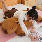 Capybara Plush Toy | Giant Snuggle Buddy | Soft Plush & Cotton Fill | Comfort Pillow