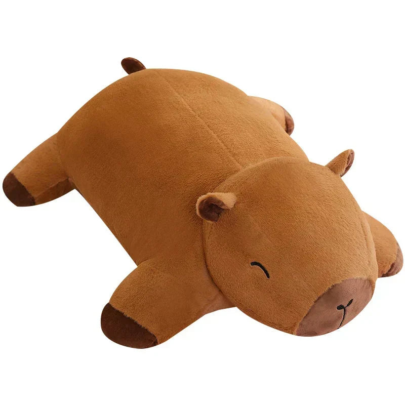 Capybara Plush Toy | Giant Snuggle Buddy | Soft Plush & Cotton Fill | Comfort Pillow