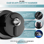 Car Escape Hammer | Tungsten Tip Window Breaker | Stainless Steel Seatbelt Cutter