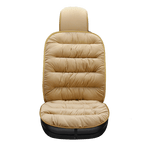 Car Front Seat Cushion Pad | Full-Length Quilted Plush | 19.1 x 40.6 in