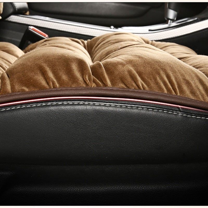 Car Seat Cover | Ultra Comfort Cushioned Plush | Universal Non-Slip Seat Protector | Luxurious Feel
