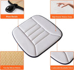 Car Seat Cushion | Memory Foam Support | Breathable Cover & Silicone Gel | Pain Relief