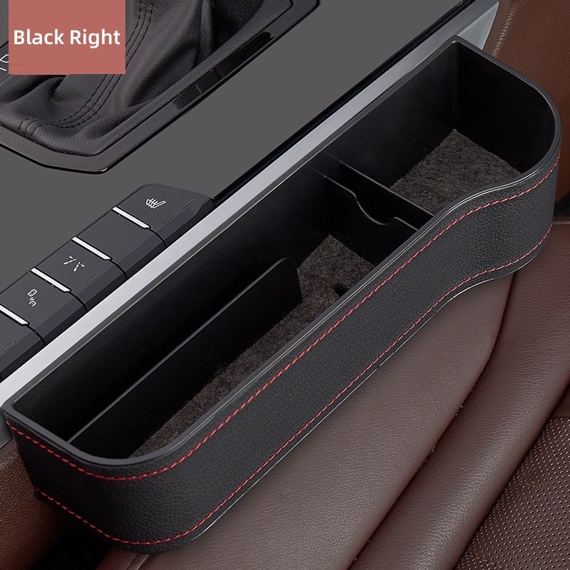 Car Seat Gap Organizer | Premium Leather Design | Cup Holder & Phone Storage | Universal Fit