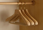 Cedar Wood Hangers for Jackets & Blazers | Wide Shoulders | Set of 2