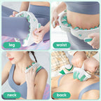 Cellulite Massage Roller | 360° Deep-Tissue Massage | Adjustable Width & Removable Handle
