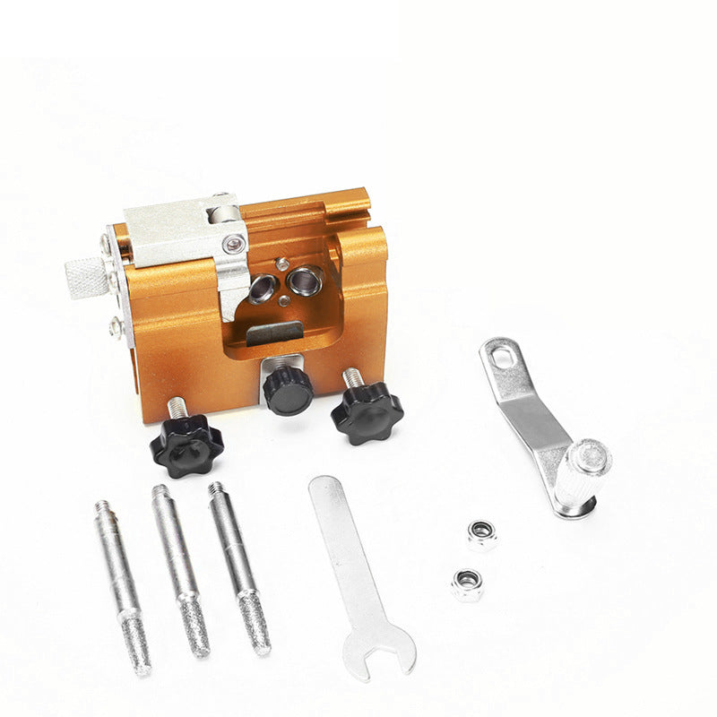 Chainsaw Chain Sharpener | 30° Bevel Guide | Anodized Aluminum | Precise Sharpening
