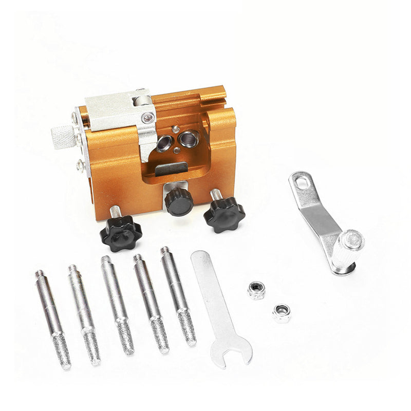 Chainsaw Chain Sharpener | 30° Bevel Guide | Anodized Aluminum | Precise Sharpening