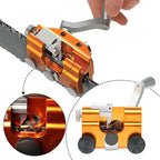 Chainsaw Chain Sharpener | 30° Bevel Guide | Anodized Aluminum | Precise Sharpening