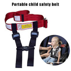 Child Airplane Safety Harness | Adjustable Quick-Install Seat Belt | Foldable Travel-Friendly