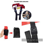 Child Airplane Safety Harness | Adjustable Quick-Install Seat Belt | Foldable Travel-Friendly