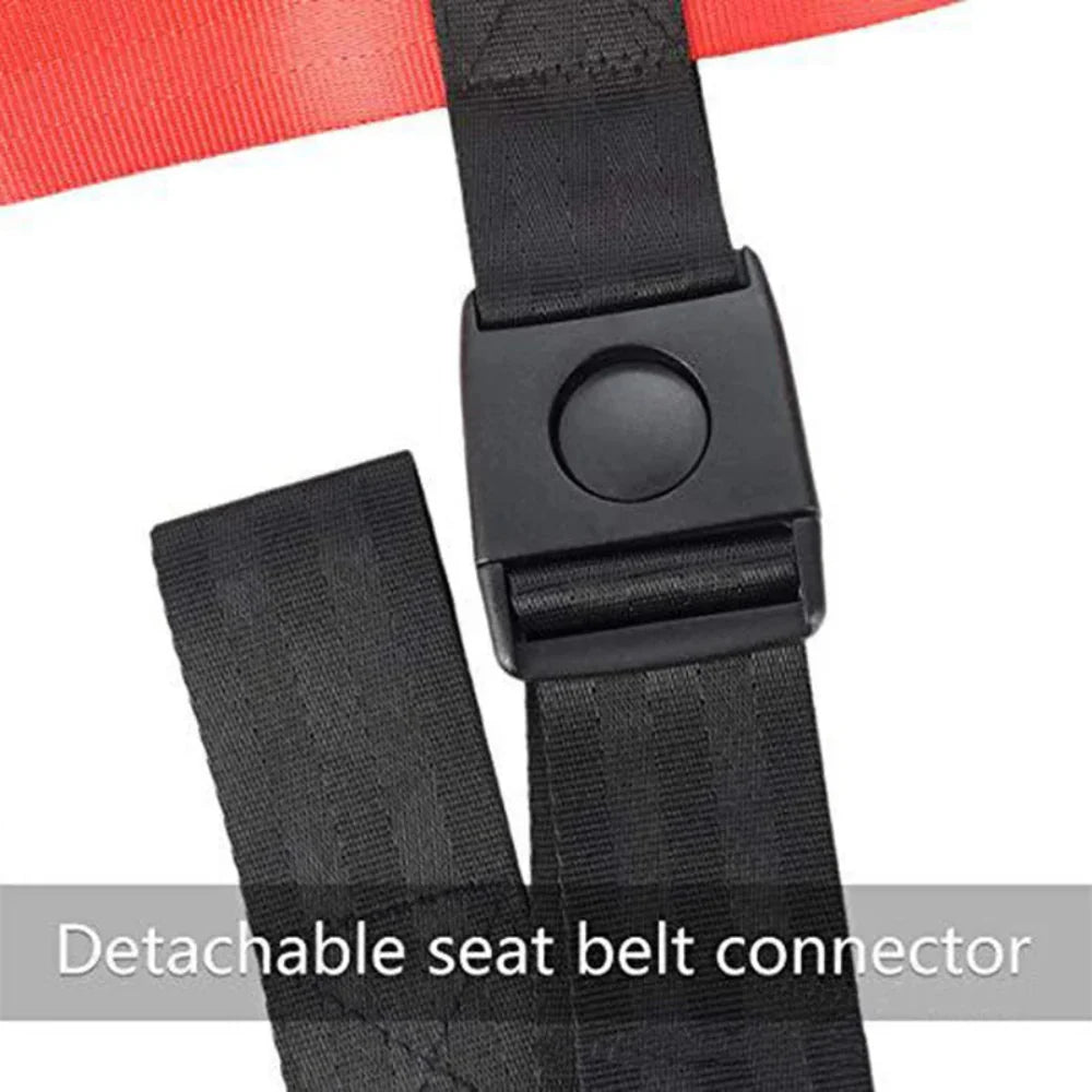 Child Airplane Safety Harness | Adjustable Quick-Install Seat Belt | Foldable Travel-Friendly
