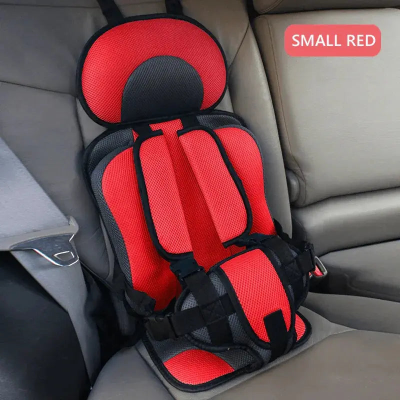 Child Car Seat | Foldable Booster Seat | Multi-Point Safety Harness | Cotton-Blend Mesh Ages 0–12