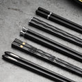Chopstick Set | Refined Non-Slip Design | Dishwasher Safe | 5 Pairs