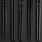 Chopstick Set | Refined Non-Slip Design | Dishwasher Safe | 5 Pairs
