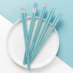 Chopstick Set | Refined Non-Slip Design | Dishwasher Safe | 5 Pairs