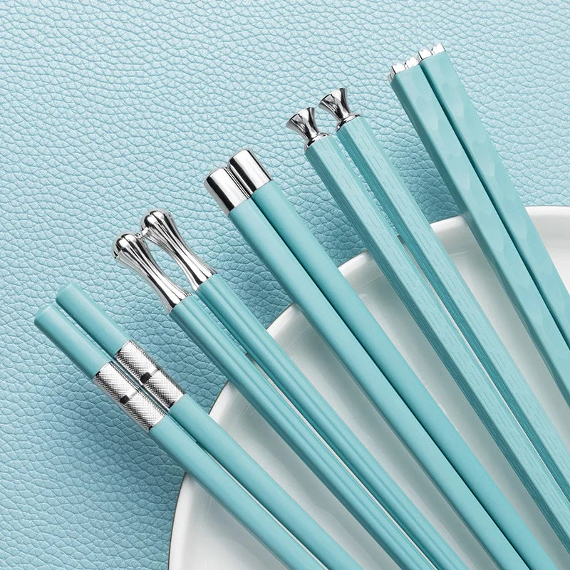 Chopstick Set | Refined Non-Slip Design | Dishwasher Safe | 5 Pairs