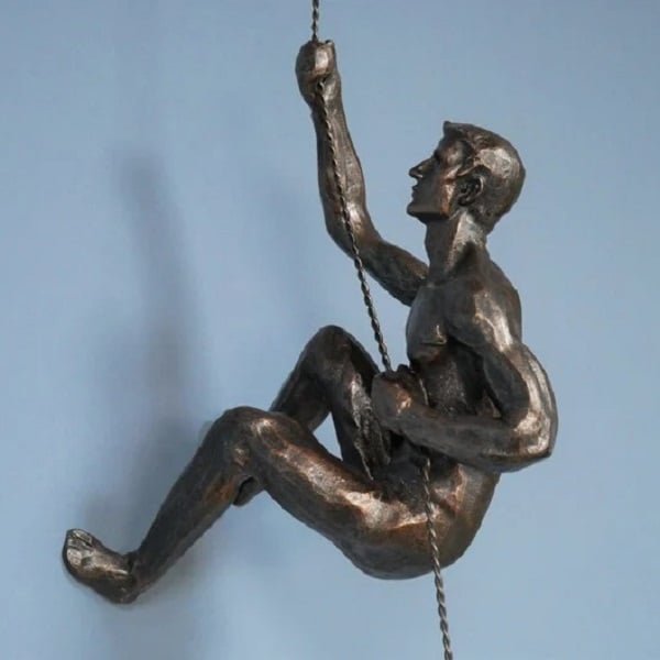 Climbing Wall Sculpture | 3D Climber Figures Design | Easy Installation | Modern Wall Decor