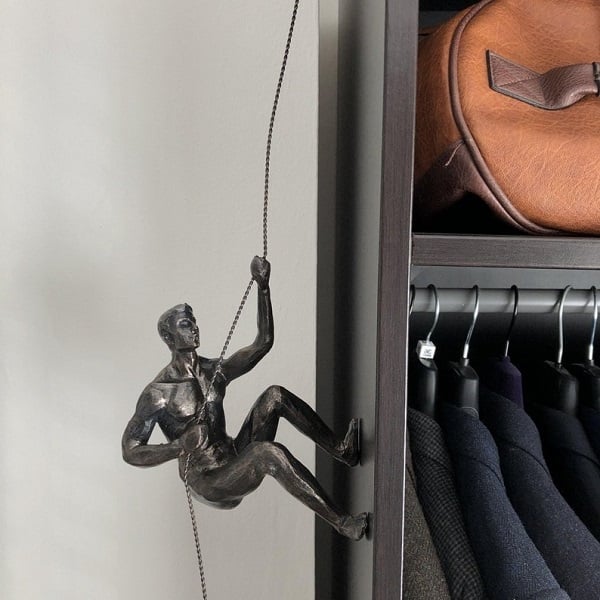 Climbing Wall Sculpture | 3D Climber Figures Design | Easy Installation | Modern Wall Decor
