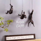 Climbing Wall Sculpture | 3D Climber Figures Design | Easy Installation | Modern Wall Decor