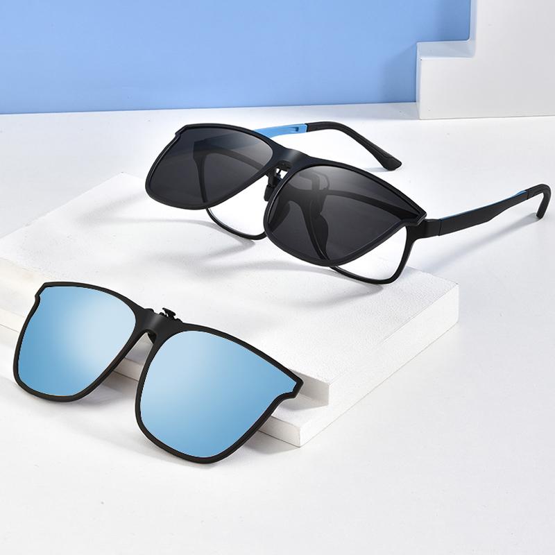 Clip-On Flip-Up Sunglasses | Polarized Polycarbonate Lenses | UV400 Protection