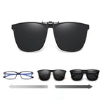 Clip-On Sunglasses for Glasses | Ultra-Light Flip-Up | Polarized Polycarbonate Lenses | Comfort Fit