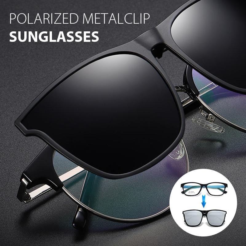Clip-On Sunglasses for Glasses | Ultra-Light Flip-Up | Polarized Polycarbonate Lenses | Comfort Fit
