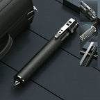 Collapsible Trekking Pole | Automatic Deploy | Aluminum Body & Anti-Slip Grip | Self-Defense